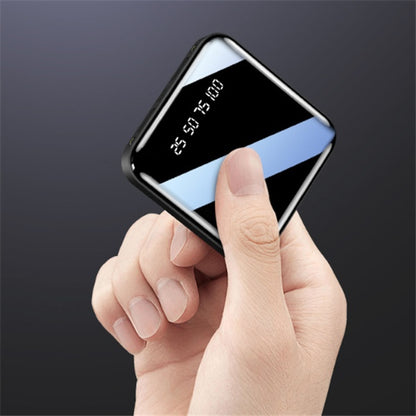 Mini Power Bank 20000 MA Portable Mirror Digital Display