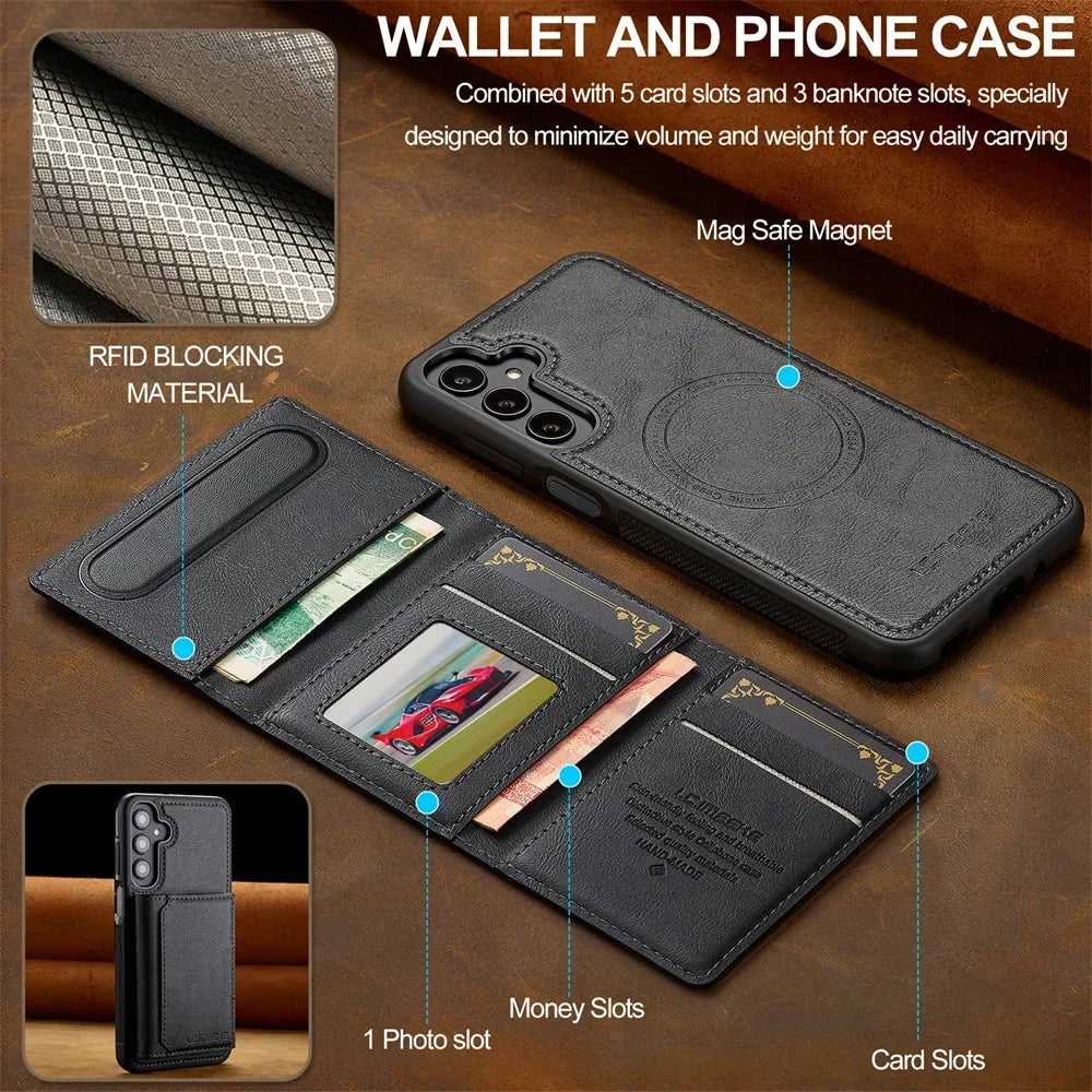 Gentleman Wallet Case for Galaxy S25 Ultra