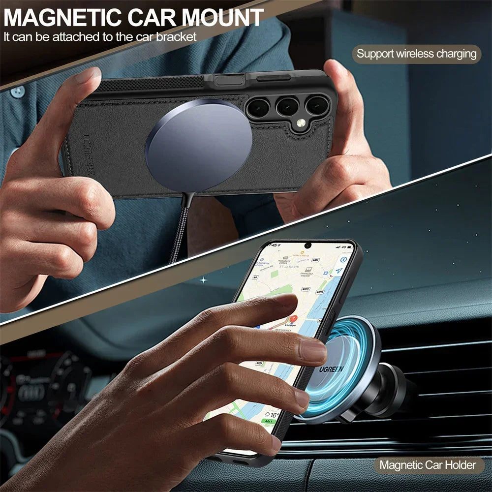 Gentleman Wallet Case for Galaxy S25 Ultra