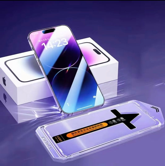 2 Pack For Phone 14, 15 Plus, Pro, Pro Max Matte Screen Protector Glass