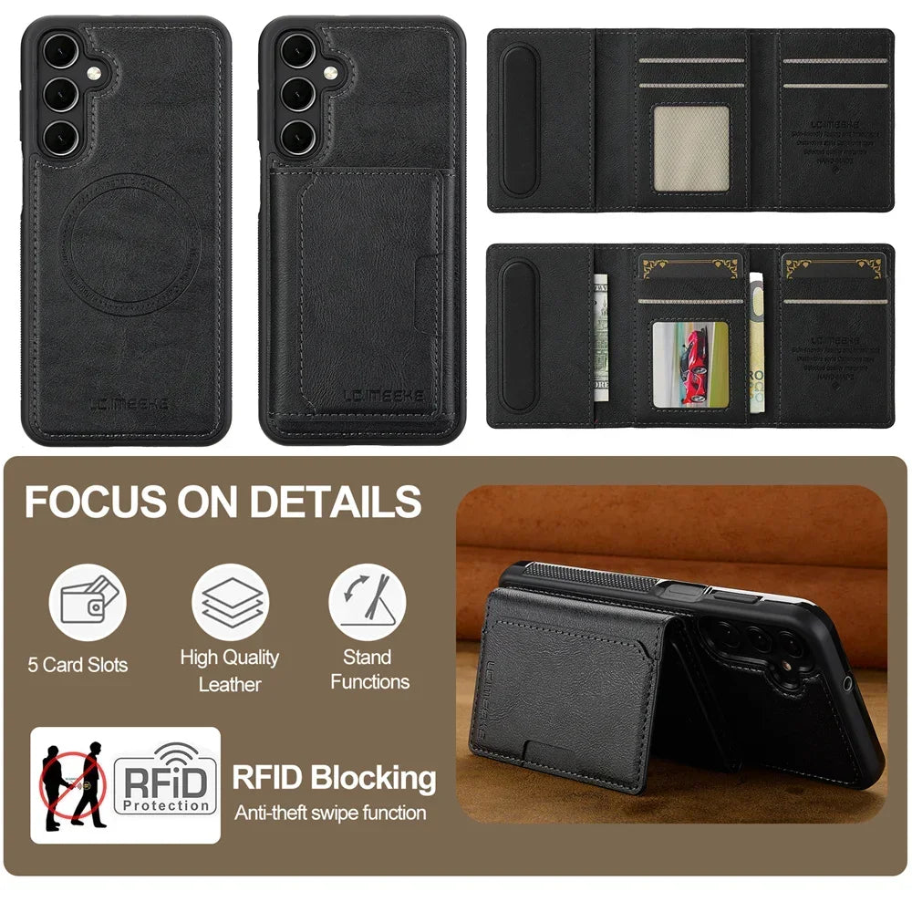 Gentleman Wallet Case for Galaxy S25 Ultra